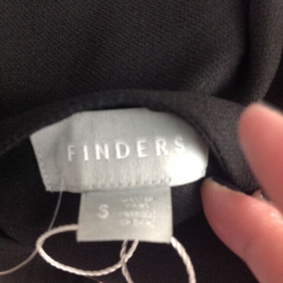 ** NEW Finders Keepers Black Frazer Open Back Criss Cross Dress Size S - Picture 8 of 10